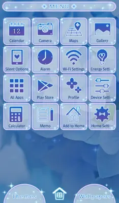 Blue Hydrangea Theme android App screenshot 3